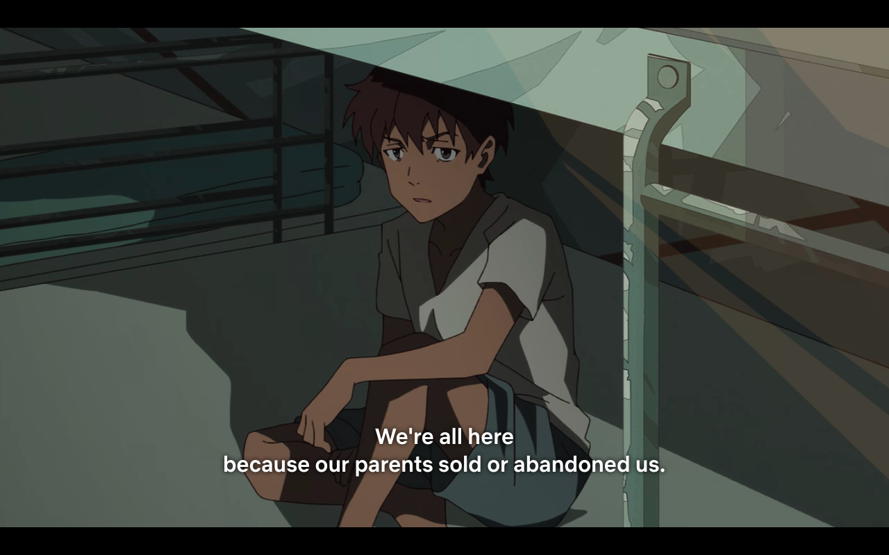 Kawin explaining the plight of the children being trafficked.