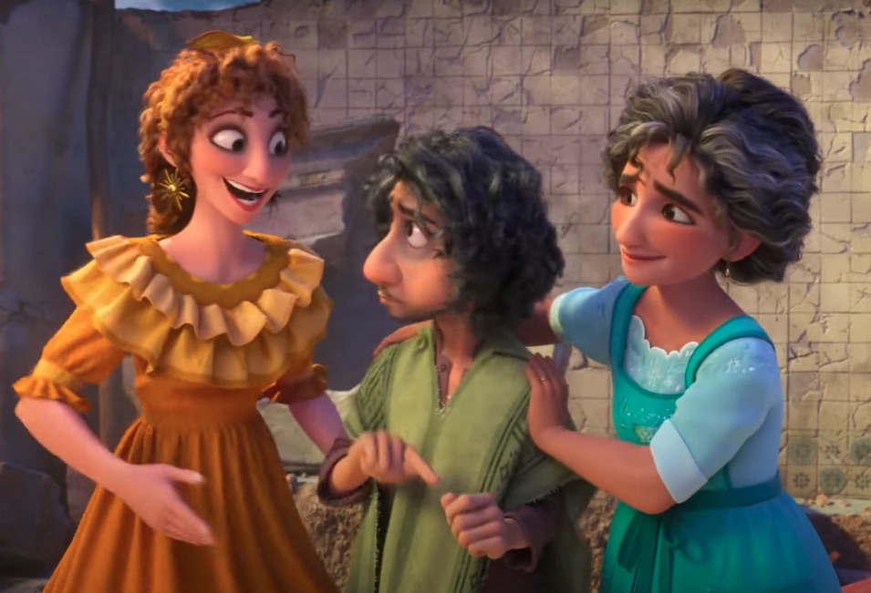 Bruno being welcomed back into the family.